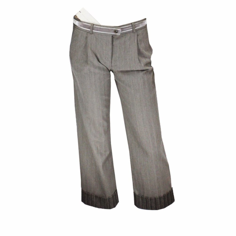 NEW STELLA MCCARTNEY BEAUTIFUL TWEED CAPRI PANTS 6